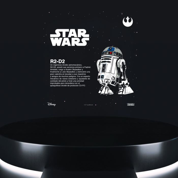 space droid tee classic sci-fi robot poster artwork on black t-shirt