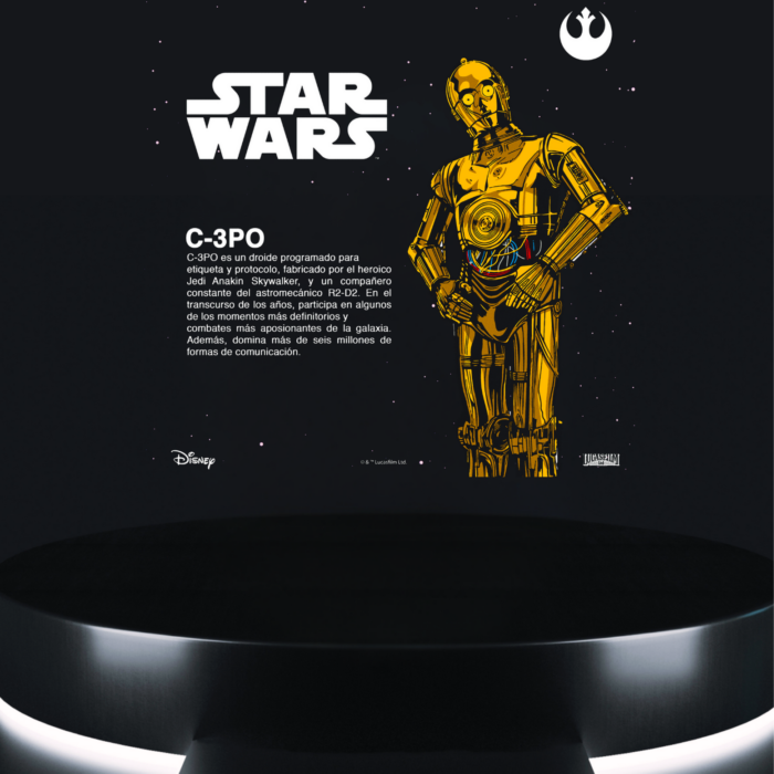 retro droid tee classic sci-fi comic robot artwork on black t-shirt