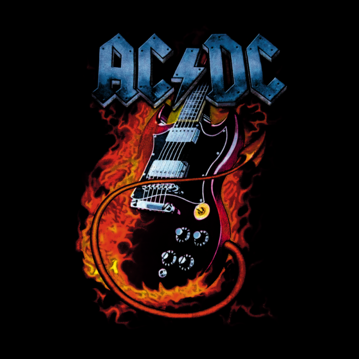 rock my world guitar graphic tee design