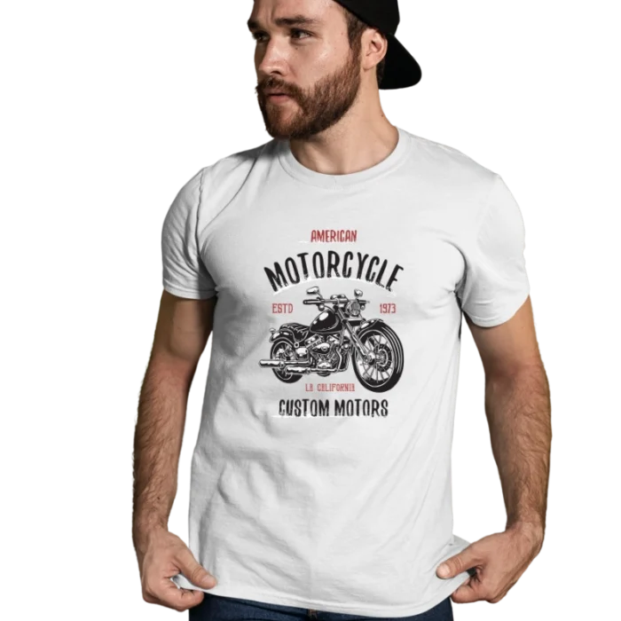 retro motorcycle t-shirt custom motors biker design