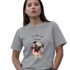 Pug Love T-Shirt – Cute Dog Graphic Tee for Pug Lovers – Premium Graphic Tee by InkyVibe