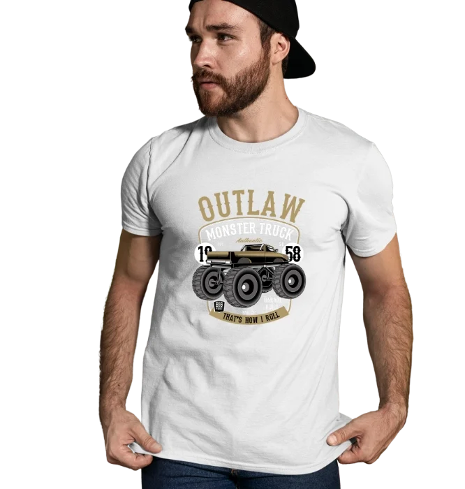 outlaw truck t-shirt vintage truck garage graphic