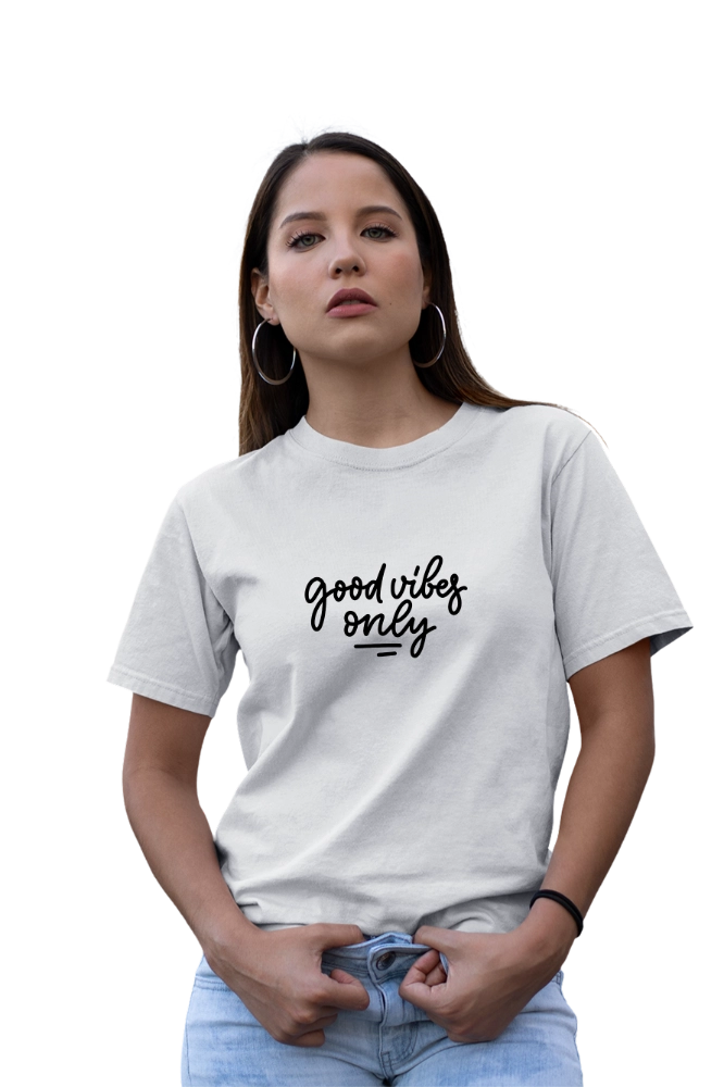 good vibes t-shirt minimal good vibes only quote design