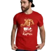 Baki demon back anime fighting t-shirt Red color mockup